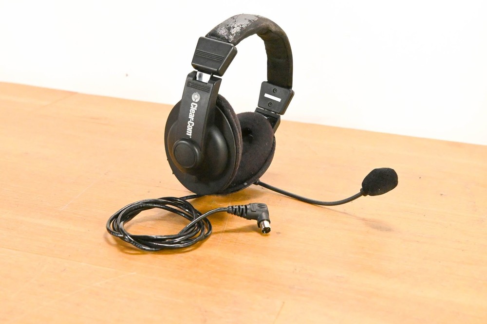 Clear-Com CC-30-MD4 Dual-Ear Intercom Headset with Mini DIN Connector CG01YL1