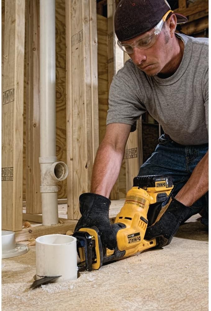 DEWALT 20V MAX Cordless Reciprocating Saw, Compact, Variable Speed, LED Light