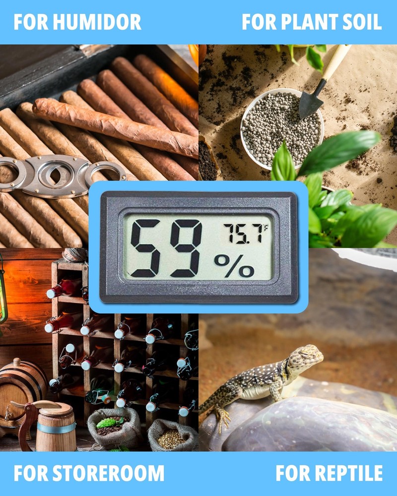 Hygrometer, Humidity Meter, Hydrometer, Room Thermometer Indoor, Humidity Sen...