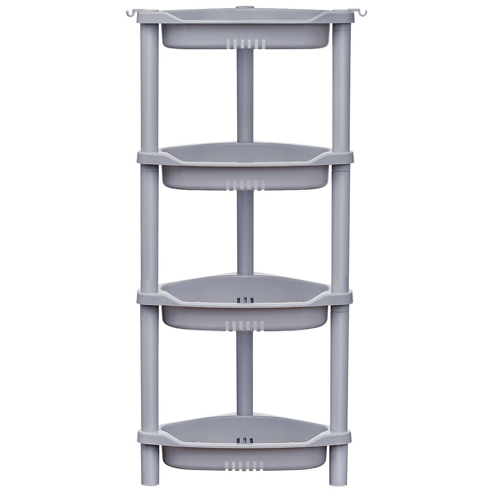 ELYKEN 4-Tier Corner Shower Caddy Organizer Shelf - Rustproof, Adjustable