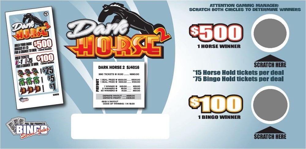 NEW pull tickets DARK HORSE - Seal Card Tabs