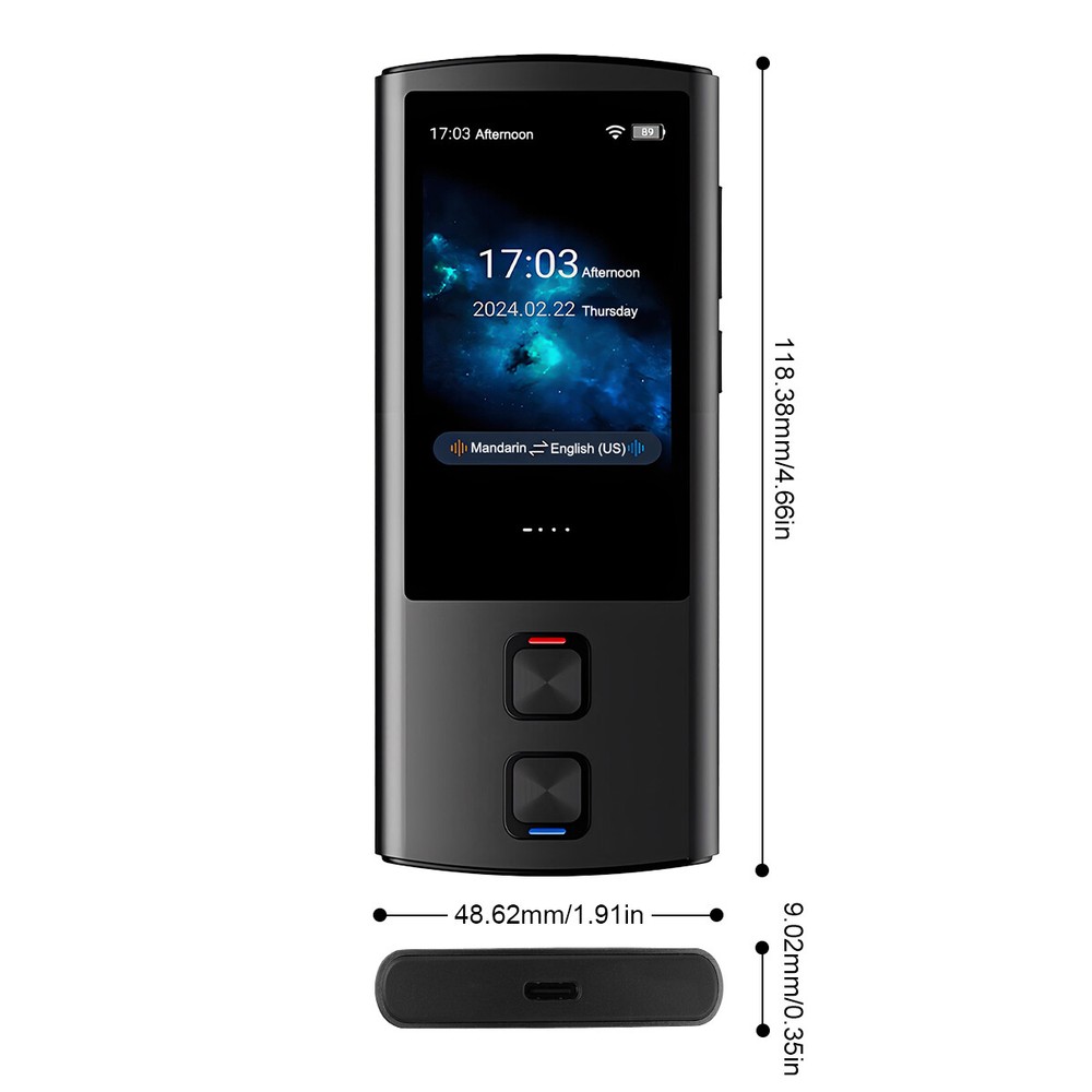 Offline Smart Translator Voice Wifi Translation Bluetooth-Support 138 Language