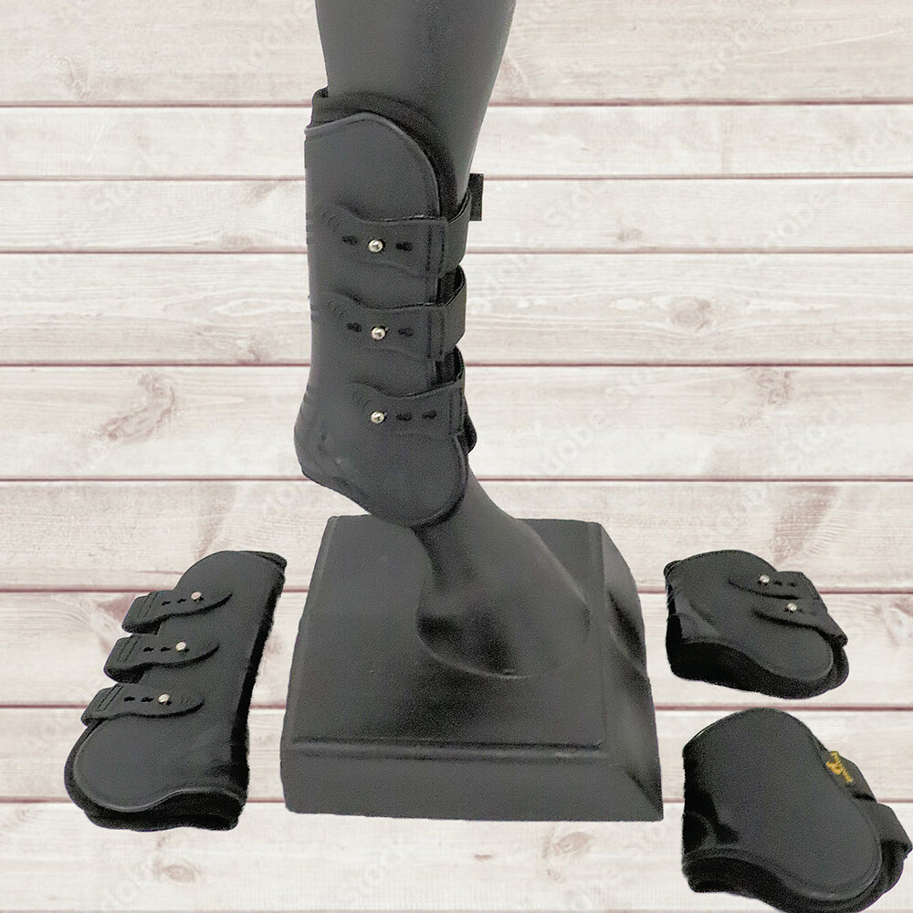 NEW Leopold Cole Black Medium Jump Boots
