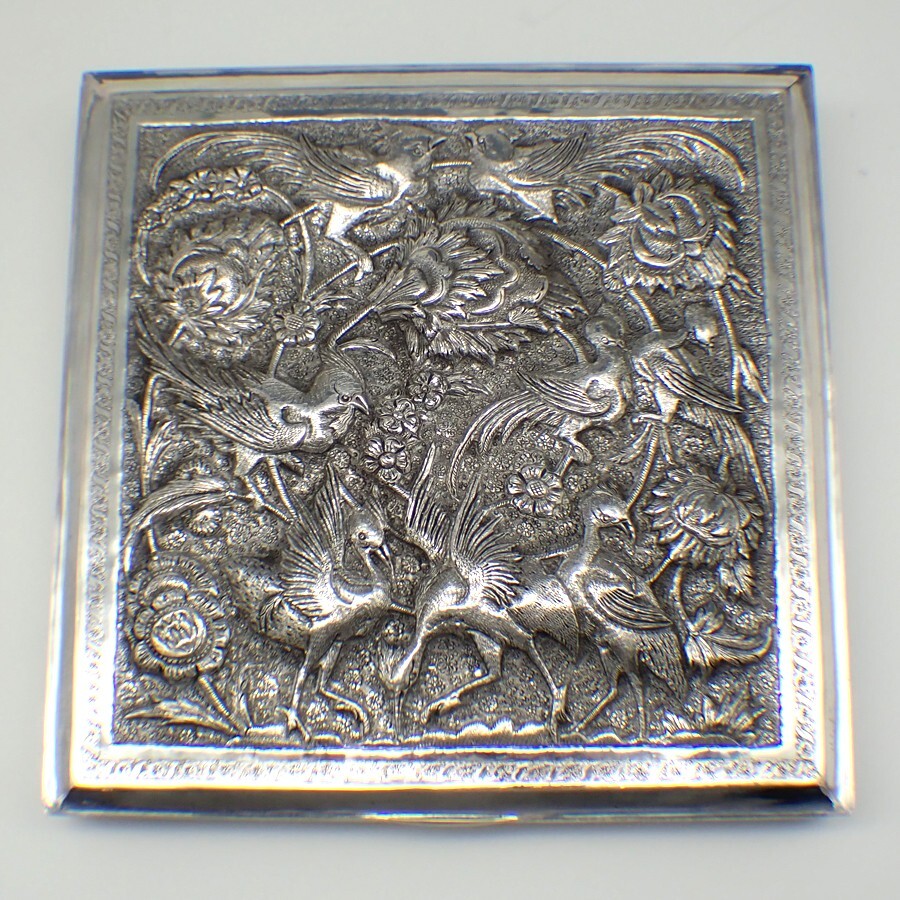 Middle Eastern Box Bird Decorations 84 Standard Silver