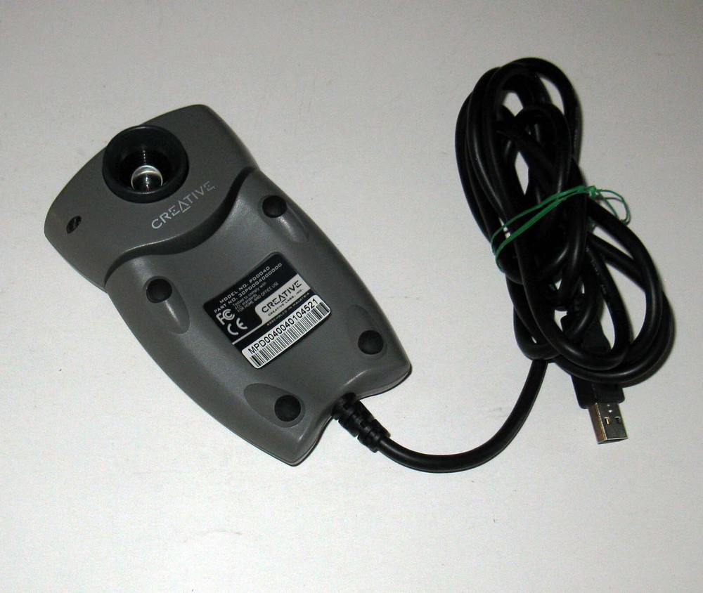 Creative Video Blaster USB Webcam PD0040 Gray Tested No Drivers Available Camera