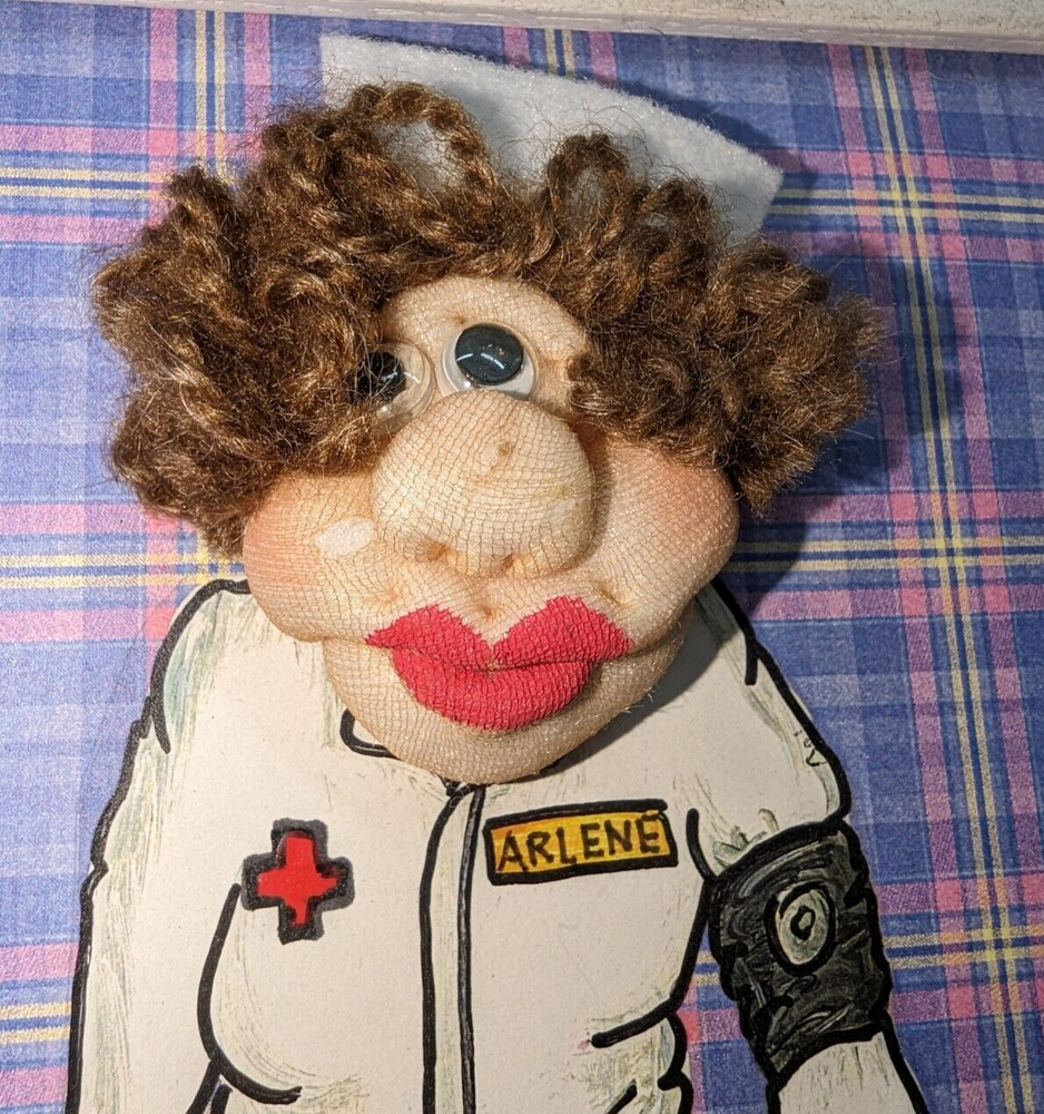 Comical nurse, picture, Funny medical dictionary, Cabbage Patch face Art