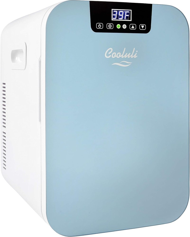 Cooluli 20L Mini Fridge Temperature Control 12v Small Refrigerator for Food