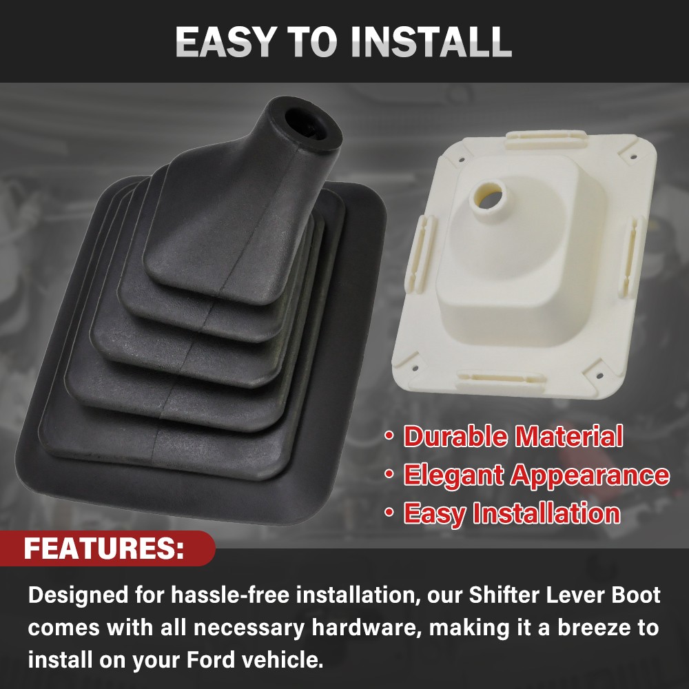 Fits 1989-1997 Ford F-250 F-350 New Outer Diesel Shifter Lever Shift Boot Cover