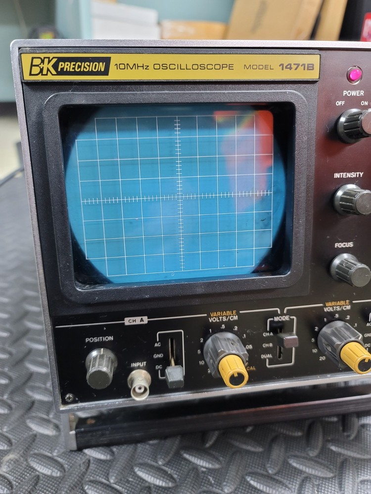 BK Precision 1471B Dual-Trace Analog Oscilloscope - AS IS