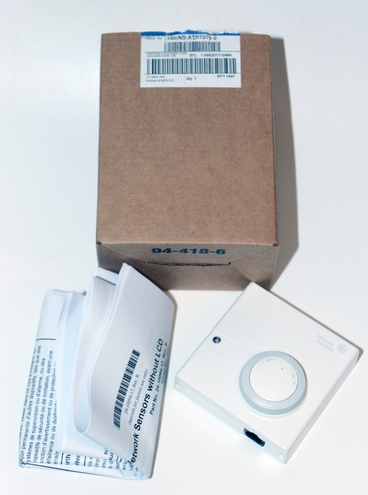 Johnson Controls NS-ATA7003-0 Network Sensor, Temperature Sensor