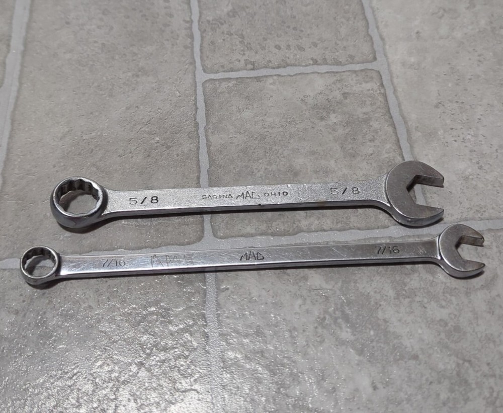 MAC Tools Combination Wrenches CW20 5/8" CWL14L 7/16"