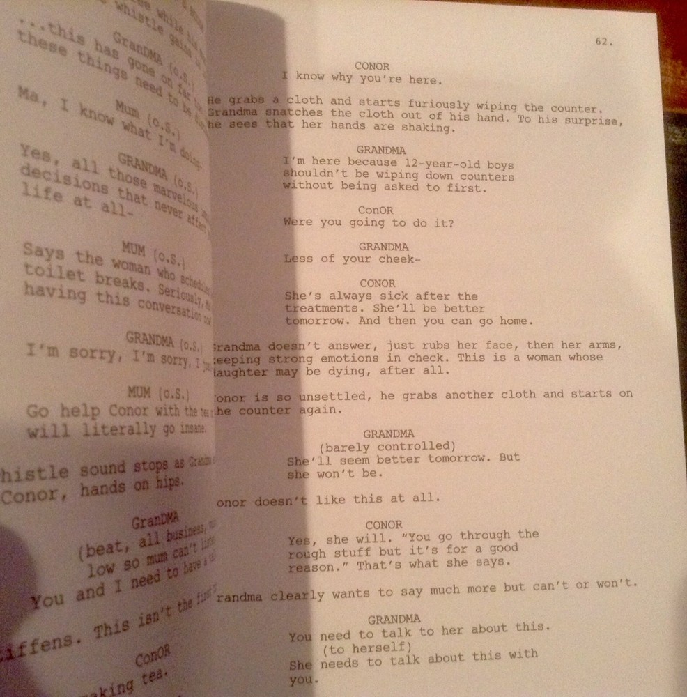 For Your Consideration A MONSTER CALLS Screenplay FYC Script Book*Patrick Ness