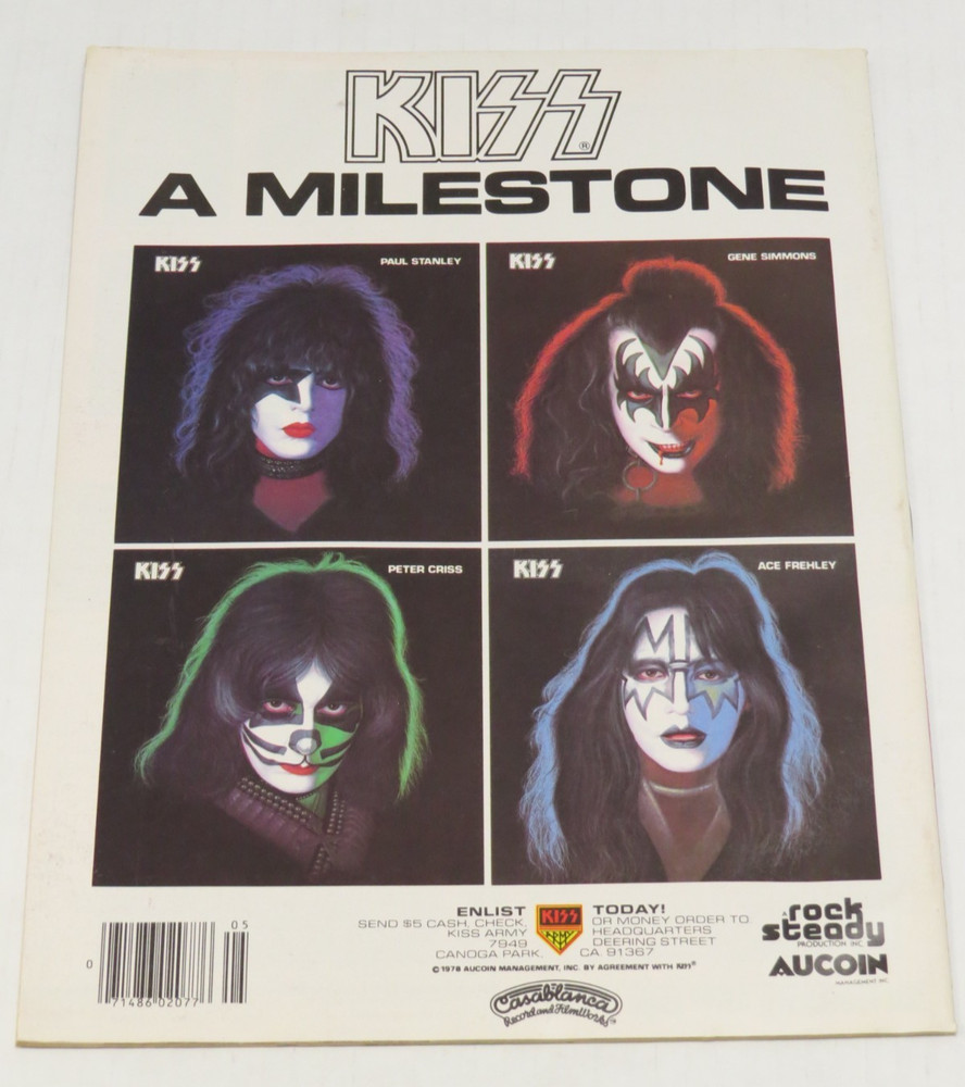 KISS MARVEL SUPER SPECIAL #5 COMIC BOOK WITH POSTER 1978 AUCOIN