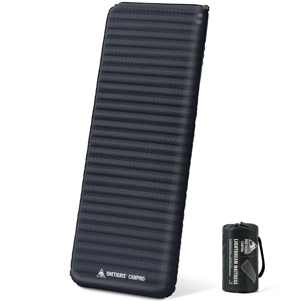 LIGHTDREAM Sleeping Pad Self-Inflating Foam Mat Mattress for Camping Backpack...
