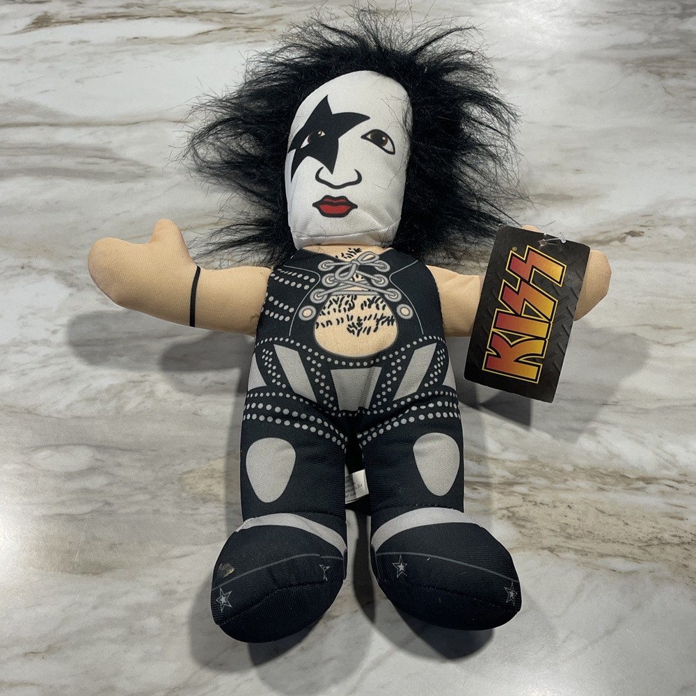 KISS Band Paul Stanley Plush Doll Toy 14" Starchild Sparkle Toy Factory 2014