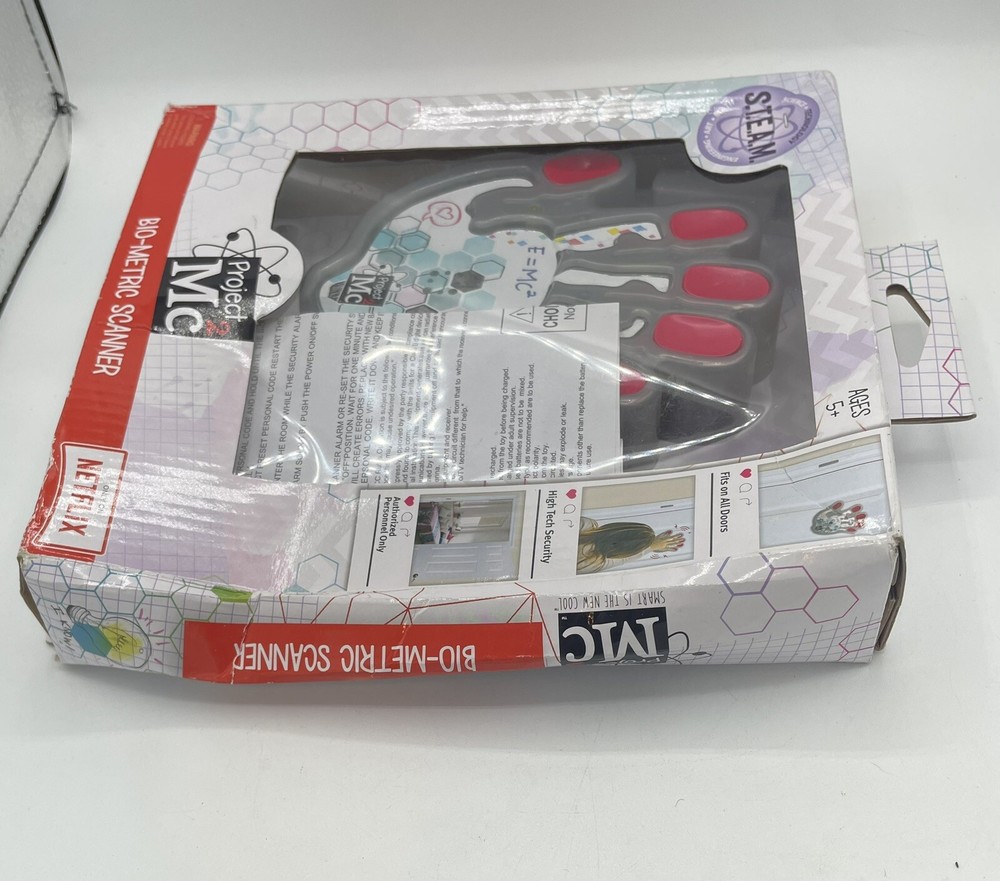 STEM Kit New Project MC 2 Squared Bio-Metric Hand Scanner High Tech Security