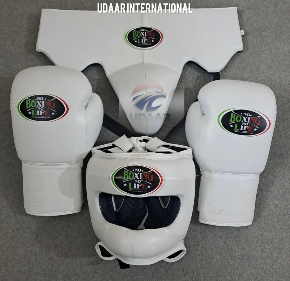 Customizable Boxing Set – Premium Cowhide Leather – Sparring Gear