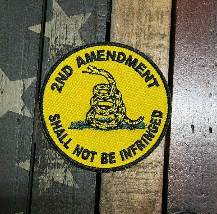 2nd Amendment Gadsden Round Patch