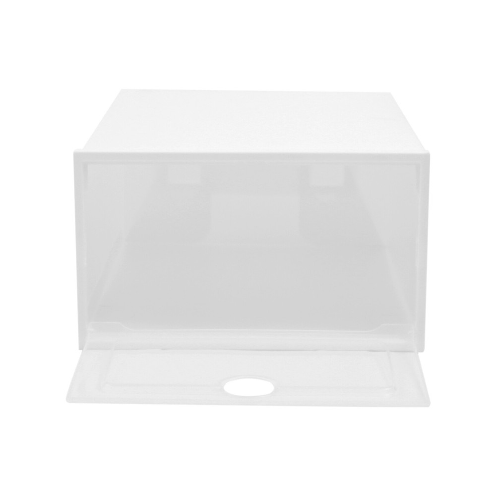 Stackable Shoe Storage Box Durable Plastic Sneaker Display Case Organizer 20pcs