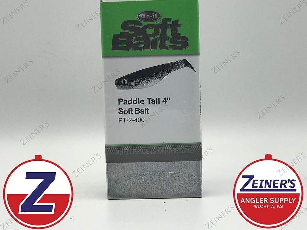 96017 Do-It PT-2-400 ES Paddle Tail 4" Soft Plastic 2 cavity mold