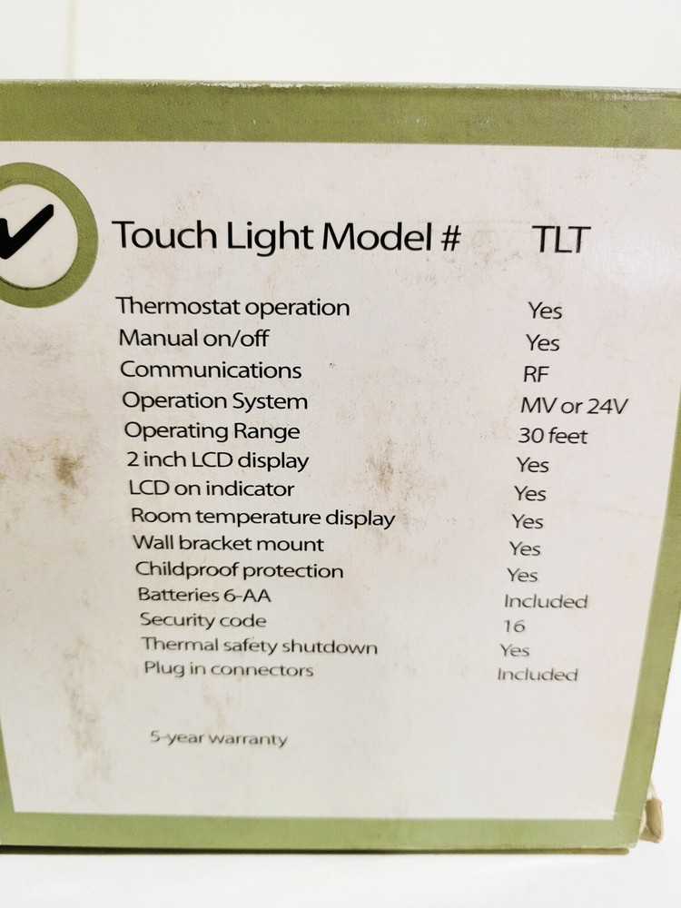 Ambient Technologies TLT Touch Sensitive Remote Control Light