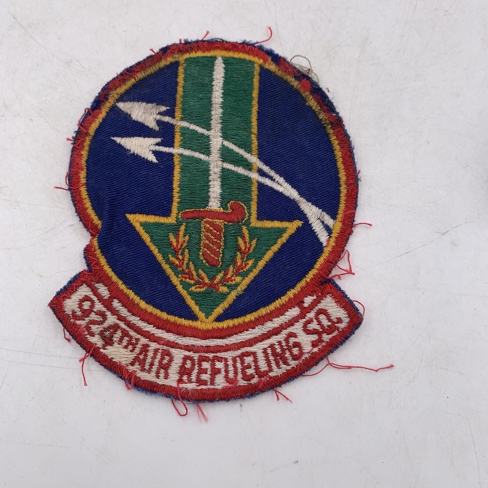 USAF 924th Air Refueling SQUADRON Patch Original Sew on Uniform 4"