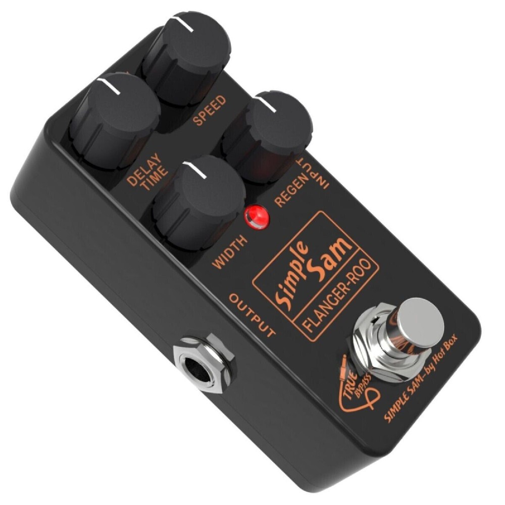 Simple Sam Flanger-Roo Flanger Guitar Effect Pedal True Bypass Astounding Tone C