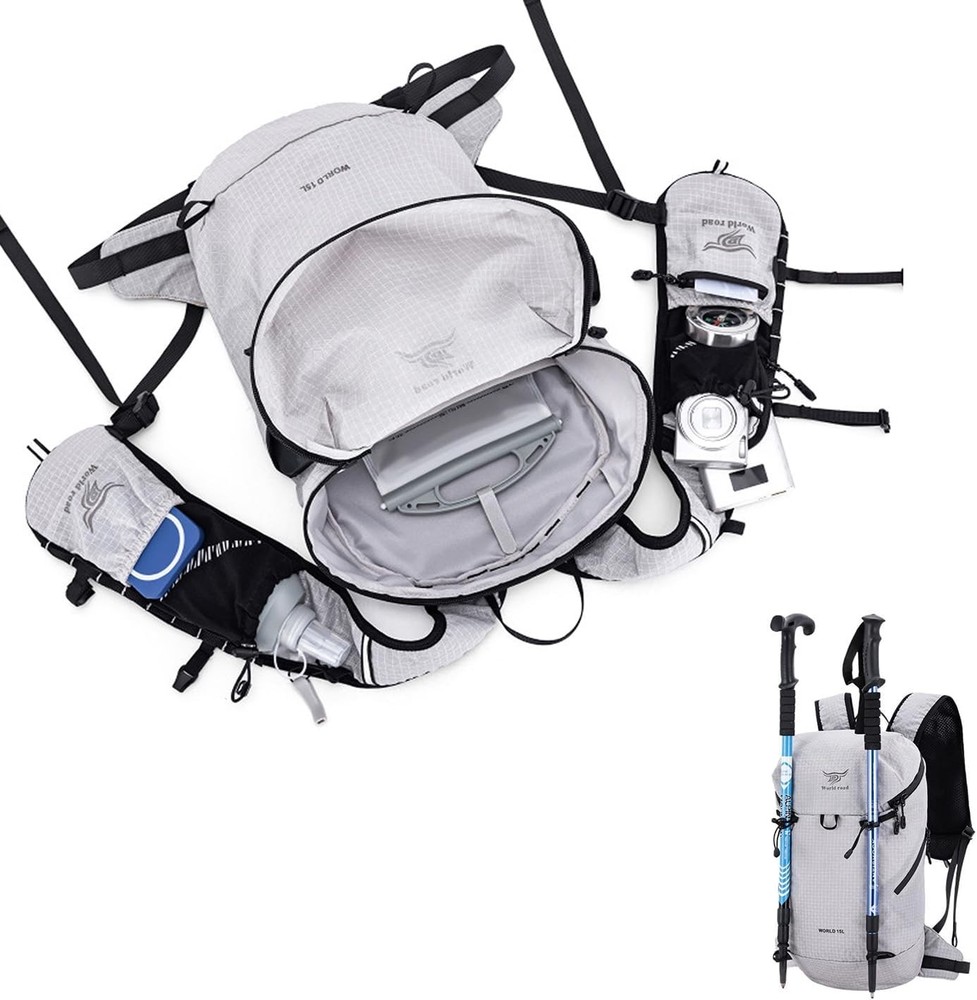 15L Hydration Backpack with 2L Water Bladder - Lightweight Running Vest for Men,