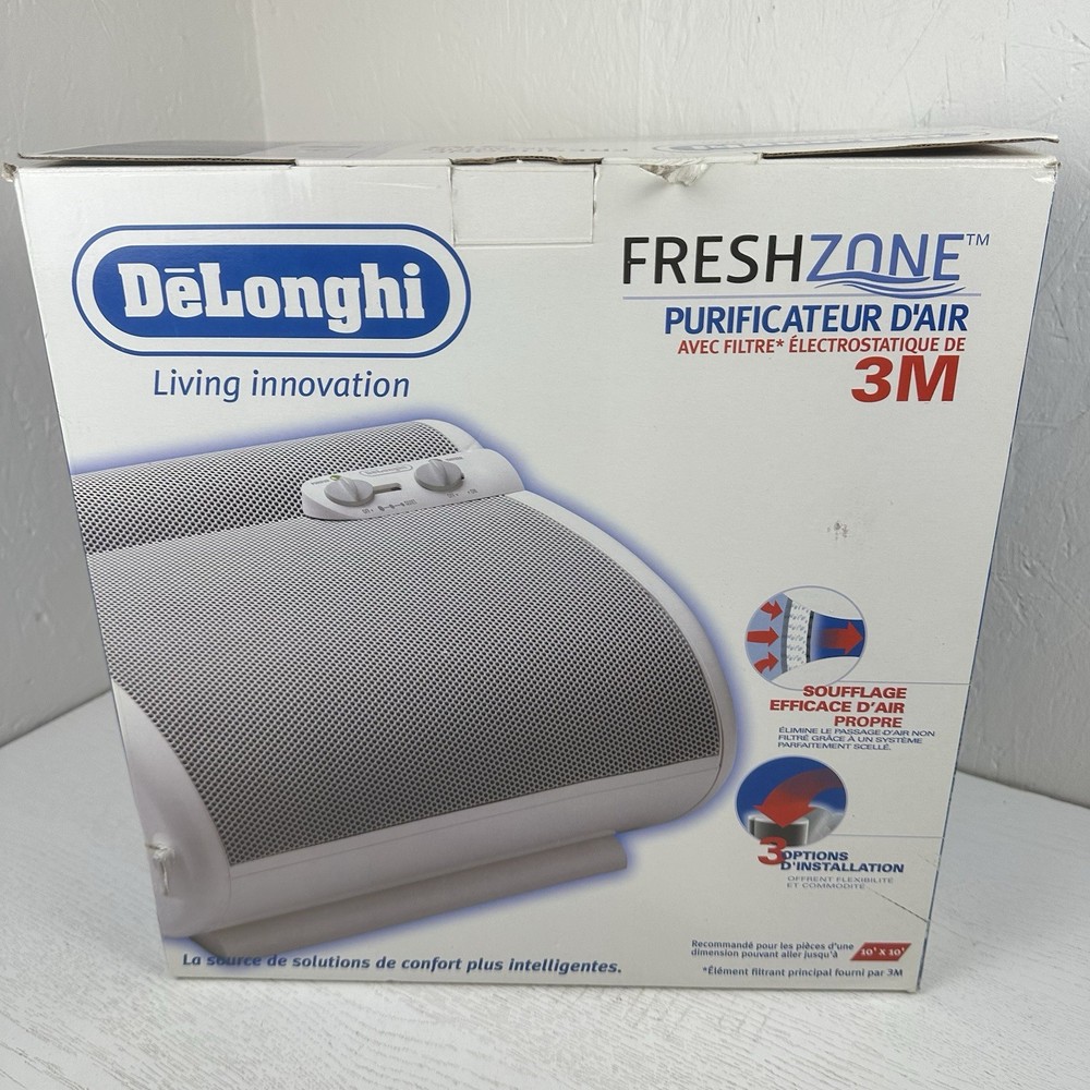 Delonghi Fresh Zone Air Purifier With 3M Electrostatic Filter