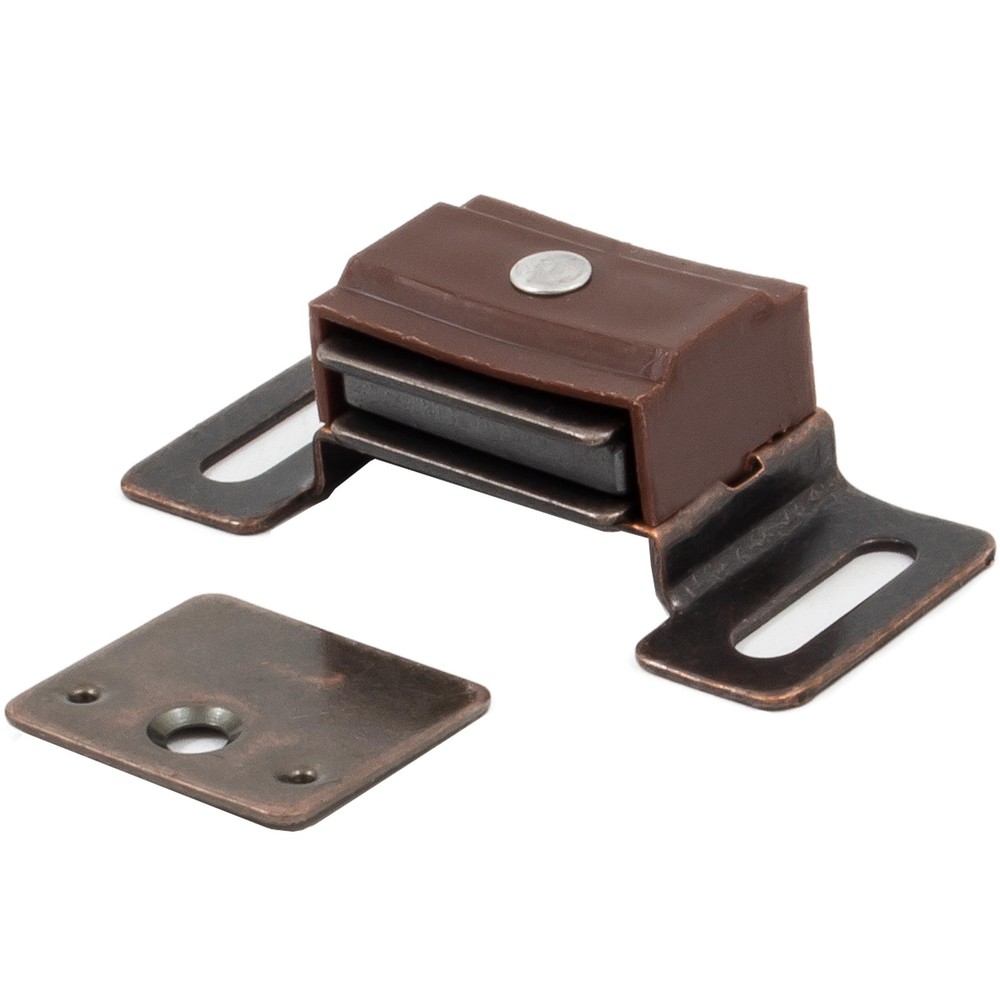 Magnetic Catch, Single Magnet, Dark Brown by Stone Harbor Hardware