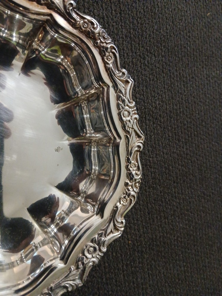 Vintage COUNTESS Silver Plated Rare Rose Pattern INTERNATIONAL SILVER