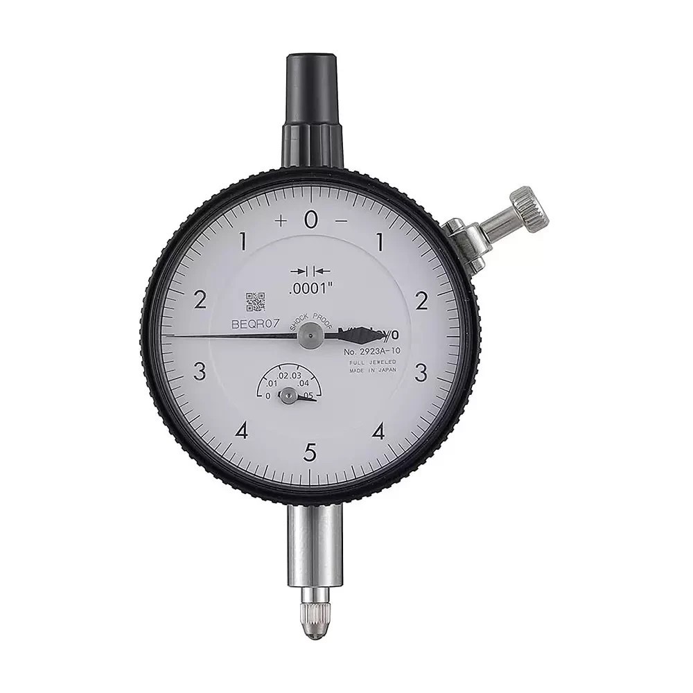 2923A-10  MITUTOYO - DIAL INDICATOR STANDARD .0001-.05", 3/8 STEM, 4-48 UNC, LUG