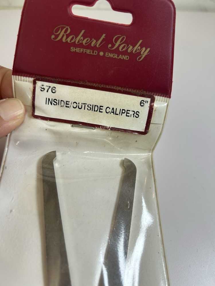 Robert Sorby Calipers 6" Inside Outside Calipers