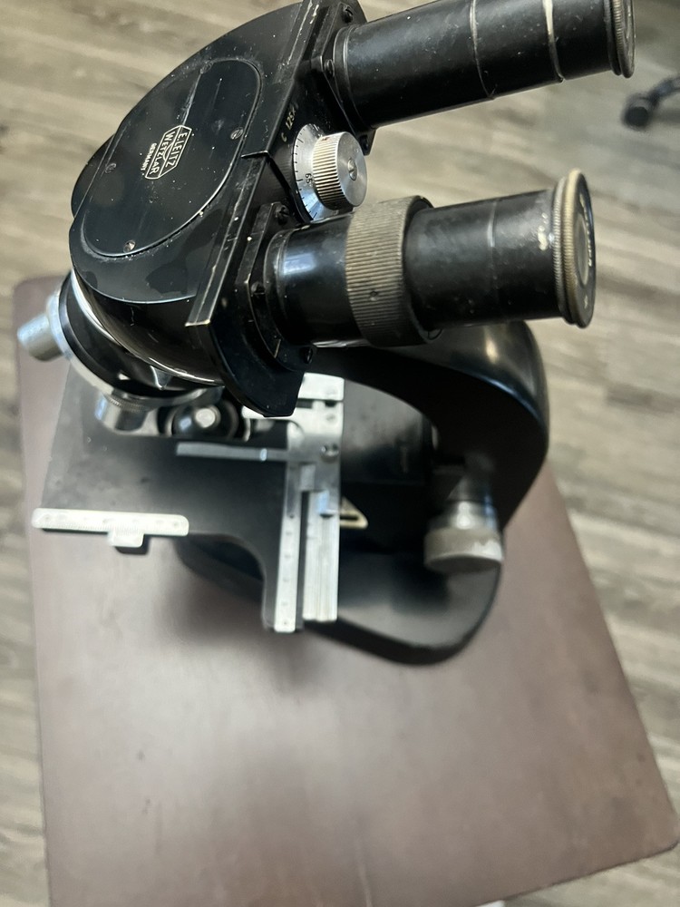Ernst Leitz Wetzlar Microscope Vintage Leitz Microscope