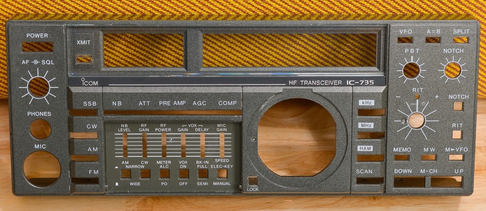 ICOM IC-735 PARTS: FRONT PANEL