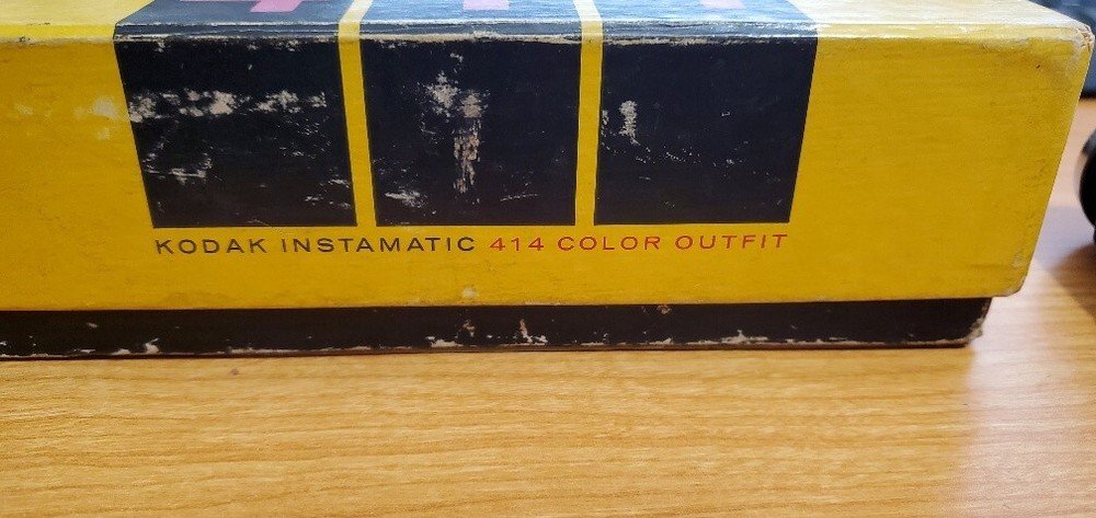 Kodak Vintage 414 Instamatic Camera In Original Box UNTESTED