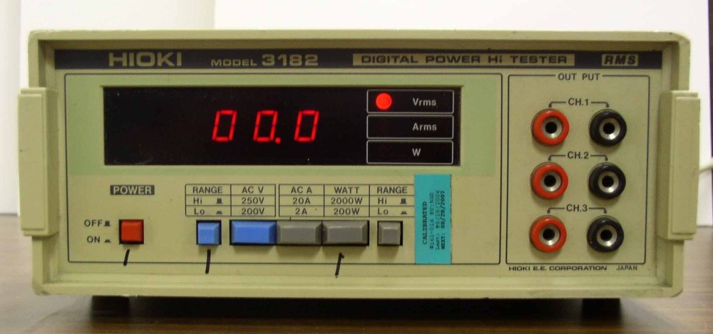 Hioki Digital Power Hi Tester RMS 3182 ++ Nice ++