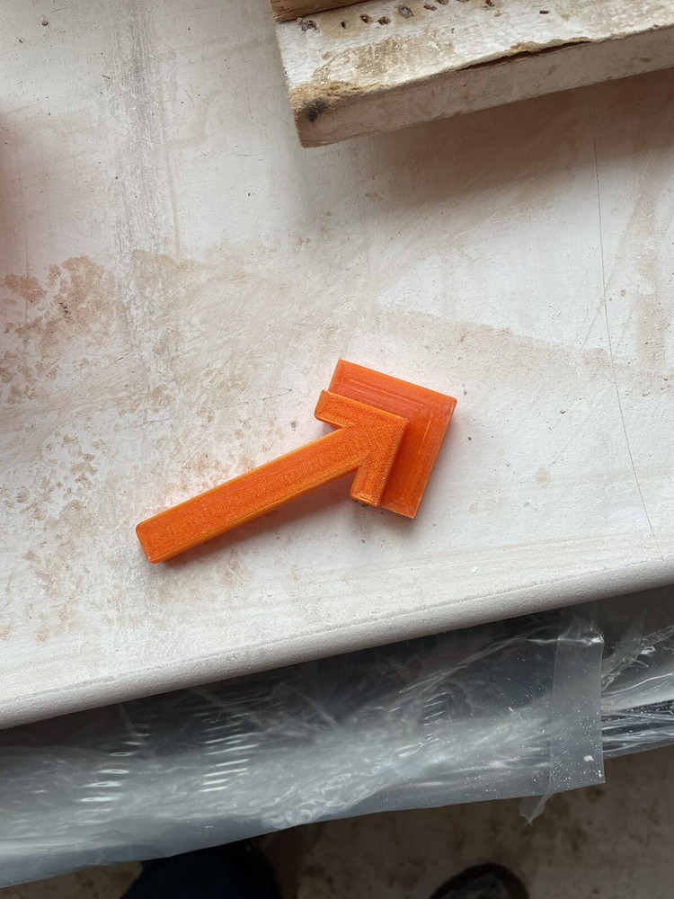 Quick And Accurate Architrave Measuring & Mounting Tool - 10mm Setback - Yellow