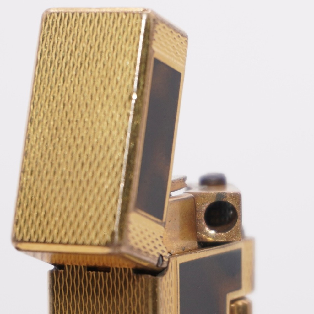Dunhill Lighter Brown Shell-Ultrasonically cleaned_Working