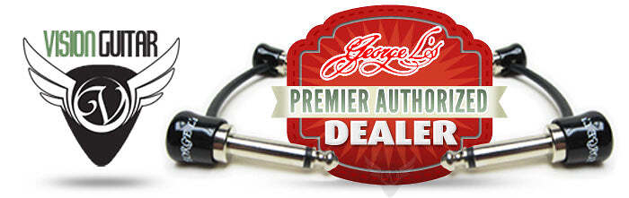 George L's .155 Nickel Plated Right Angle Plug & Stress Jacket
