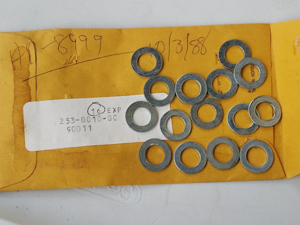 15 New Heathkit Control Flat Washers #253-10 NOS