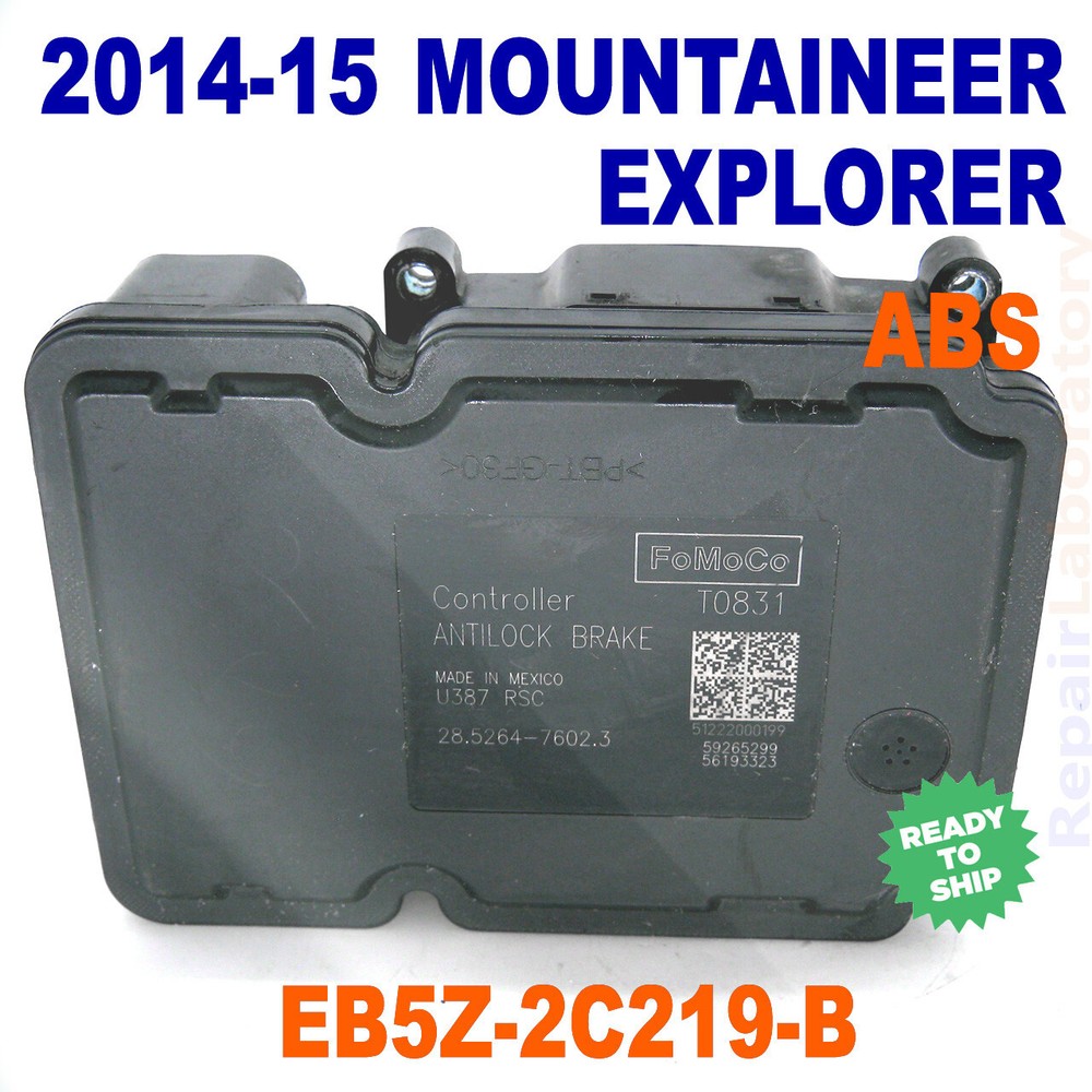 ✅ReBuilt✅ EB5Z-2C219-B 2014 Explorer Mountaineer ABS Pump CONTROL MODULE..