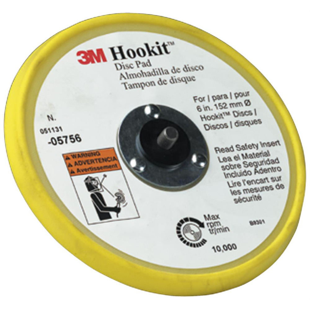 3M Automotive 5756 6" Hookit Low Profile Disc Pad