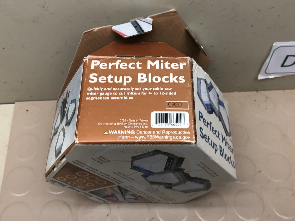 Rockler Perfect Miter Setup Blocks