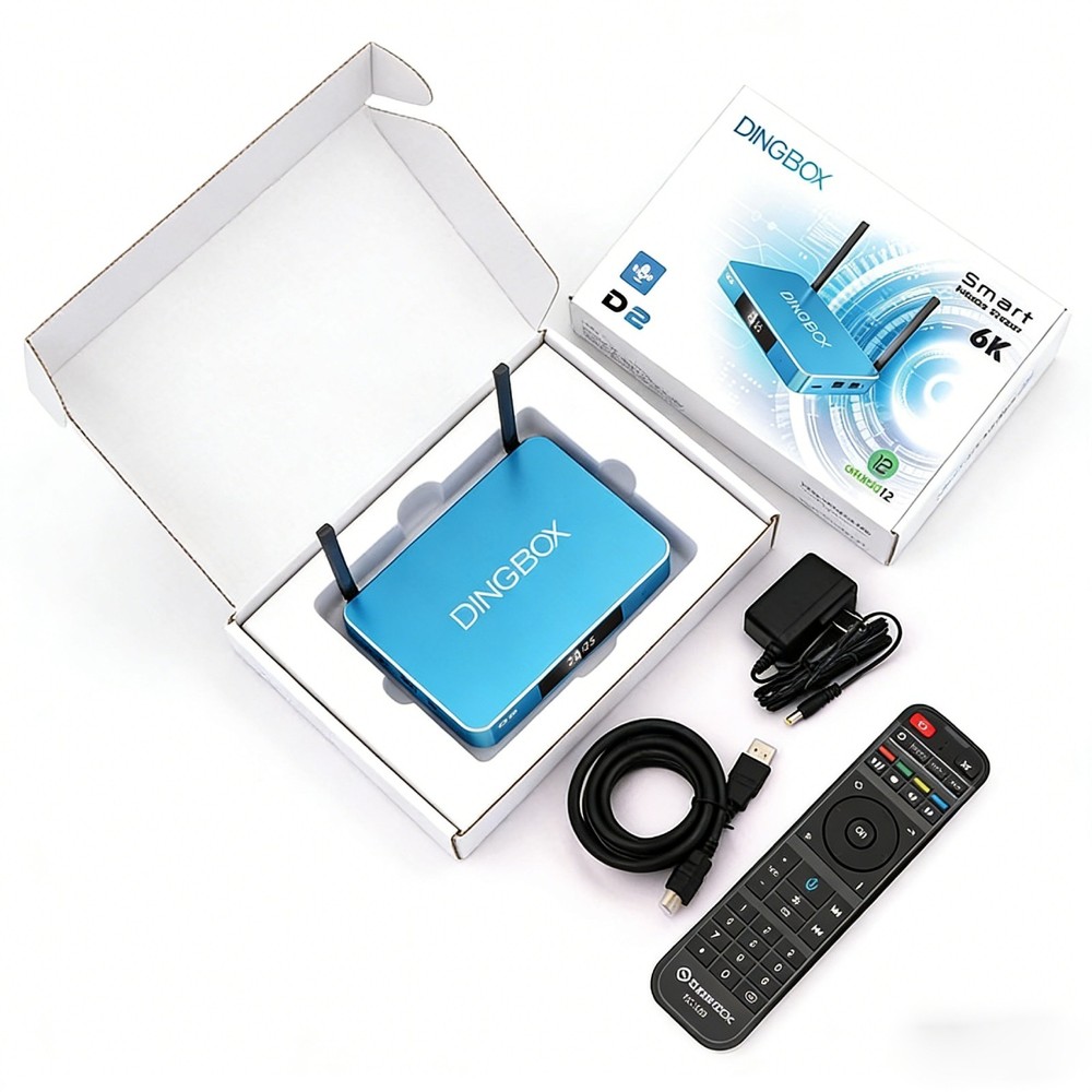 Same Day Shipping Dingbox D2 6K - 24/7 Extended Warranty Android WiFi Box
