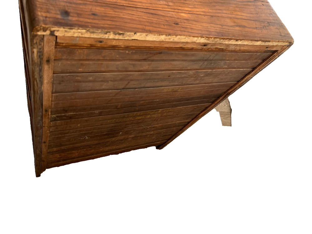 Antique Ice Box Three storage cabinets, Oak, Brass latches, Three Racks, 1920's