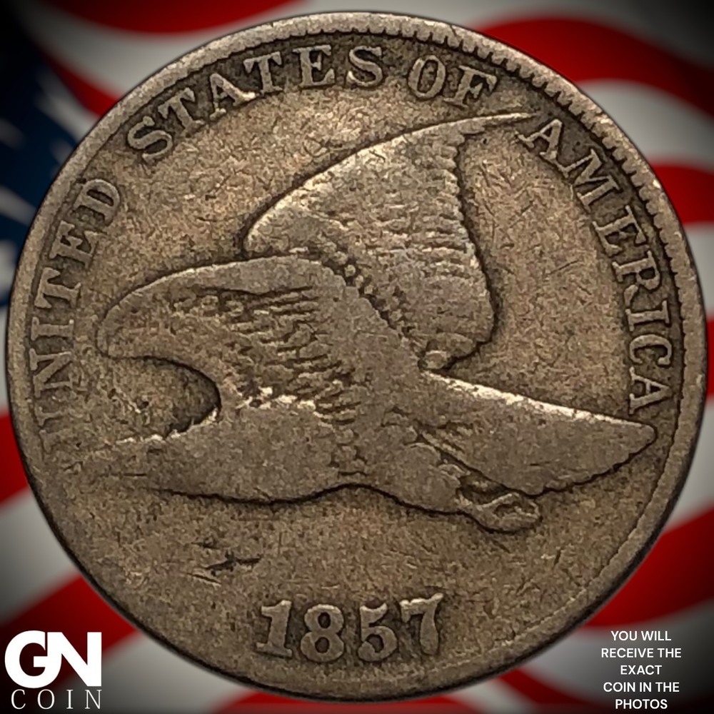 1857 Flying Eagle Cent Penny Z5733