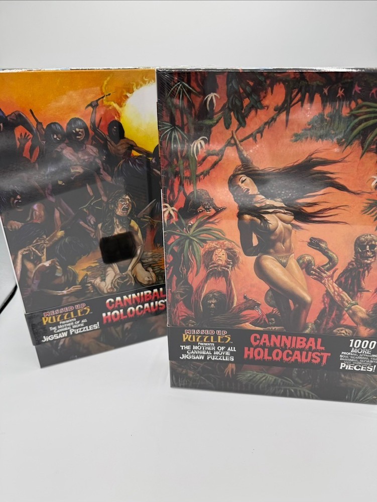Cannibal Holocaust 'A & B' Bundle -1000 Pc Messed Up Puzzles
