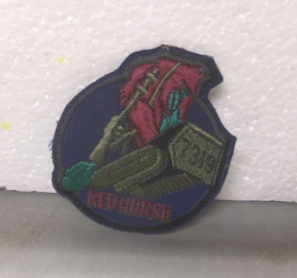 U.S. Air Force – 7319 Red Horse Embroidered Patch