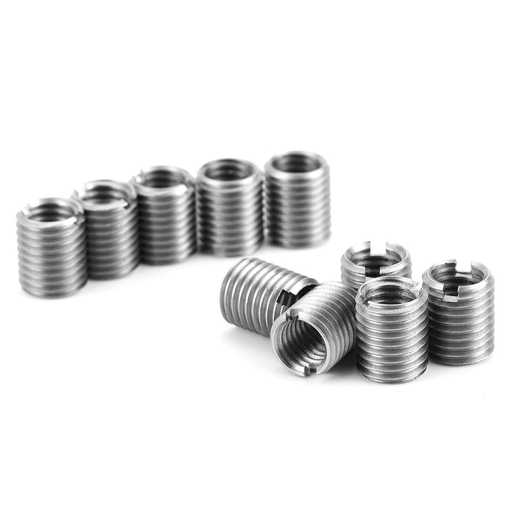 Cost-Effective 10pcs M8 to M10 Thread Insert Nuts - Stainless Steel Construction